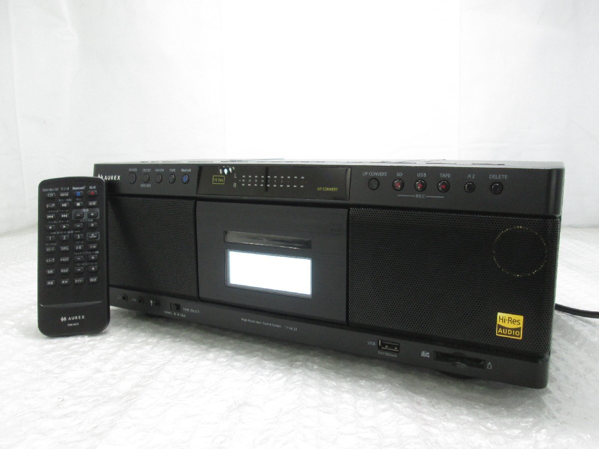 Y205】Aurex RT-CDW80X CDステレオラジオカセットレコーダー ラジカセ