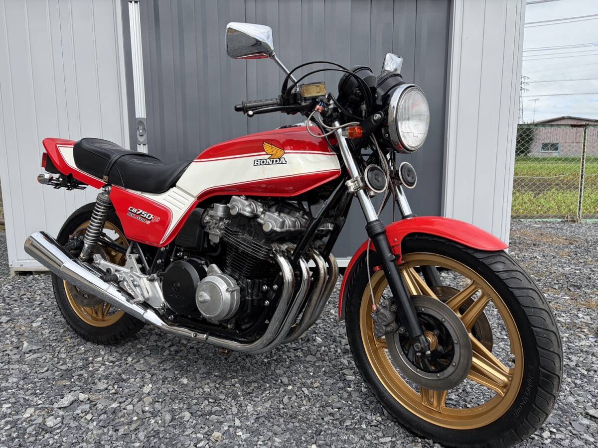 CB750F フロントフェンダー 赤 外装 ／検索 CB750F HONDA CB750FC
