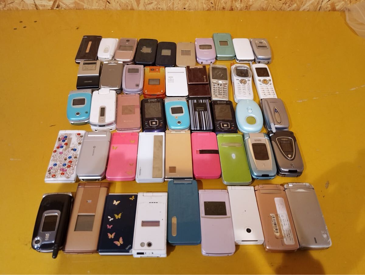 ○ガラケー まとめ売り 45個セット docomo/au/vodafone/J-PHONE