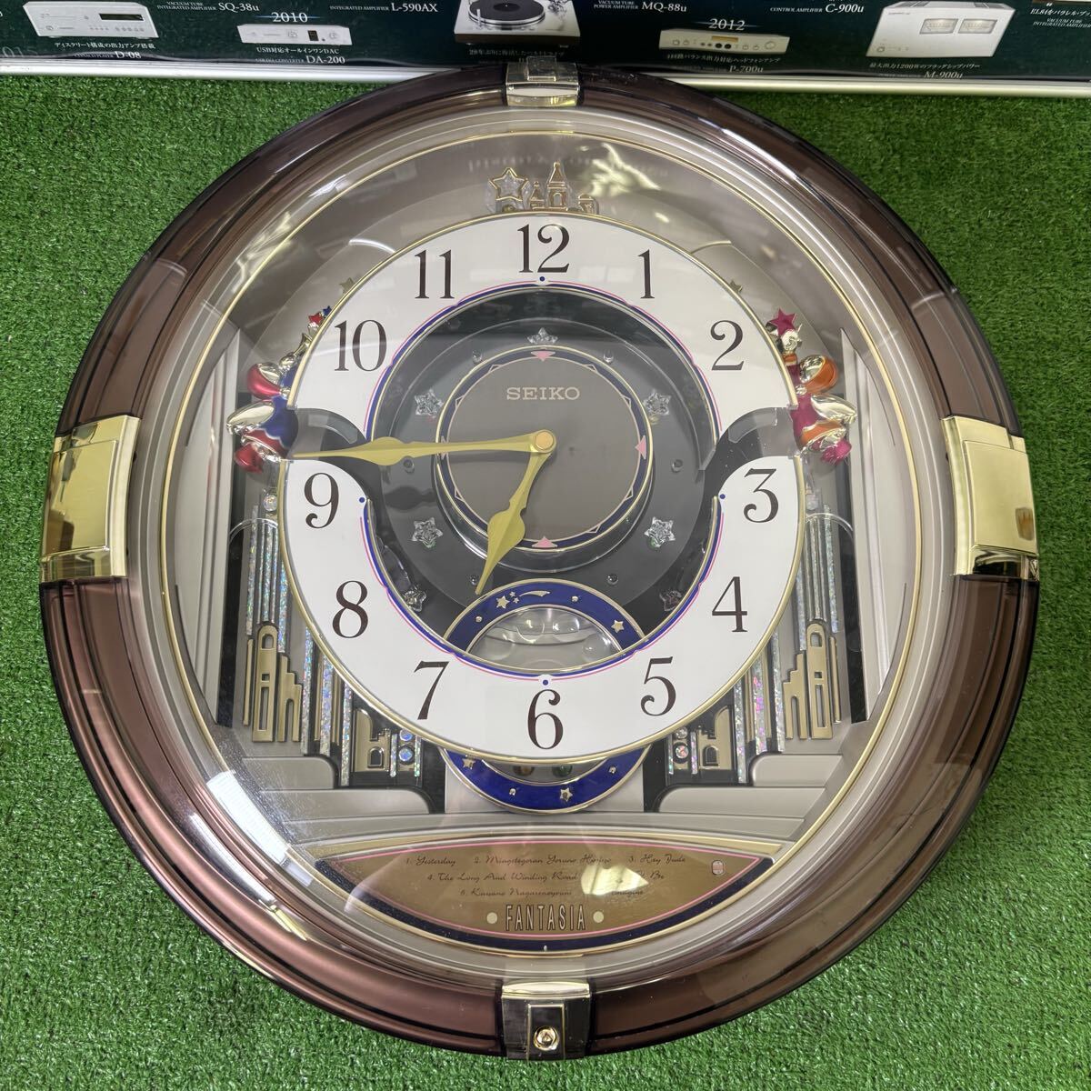 SEIKO/セイコー ファンタジア からくり時計 RE505B 掛け時計の落札情報