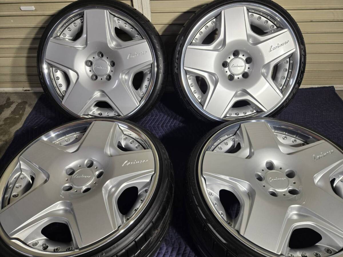 7318】正規品 ロリンザー RSK6 20インチ F9J R10J PCD120 ホイール4本