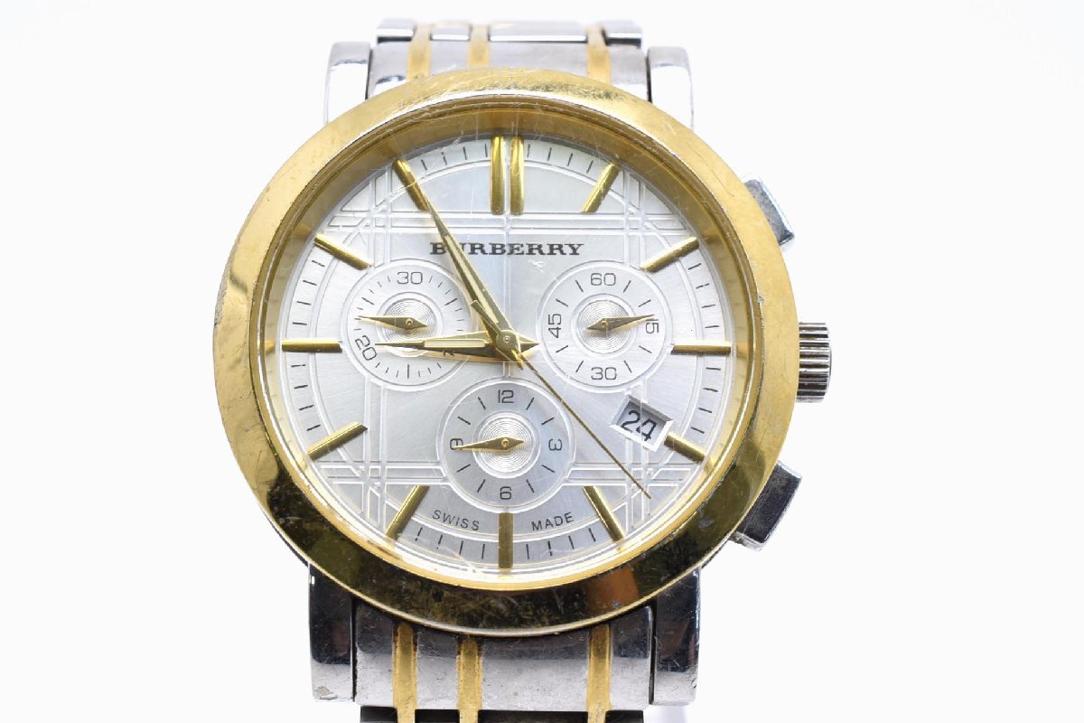 ラ*君様 【正規品】BURBERRY バーバリーBU1372ヘリテージクロノグラ 新品】バーバリー高級時計 生産中止限定モデル クロノグラフBU1372の