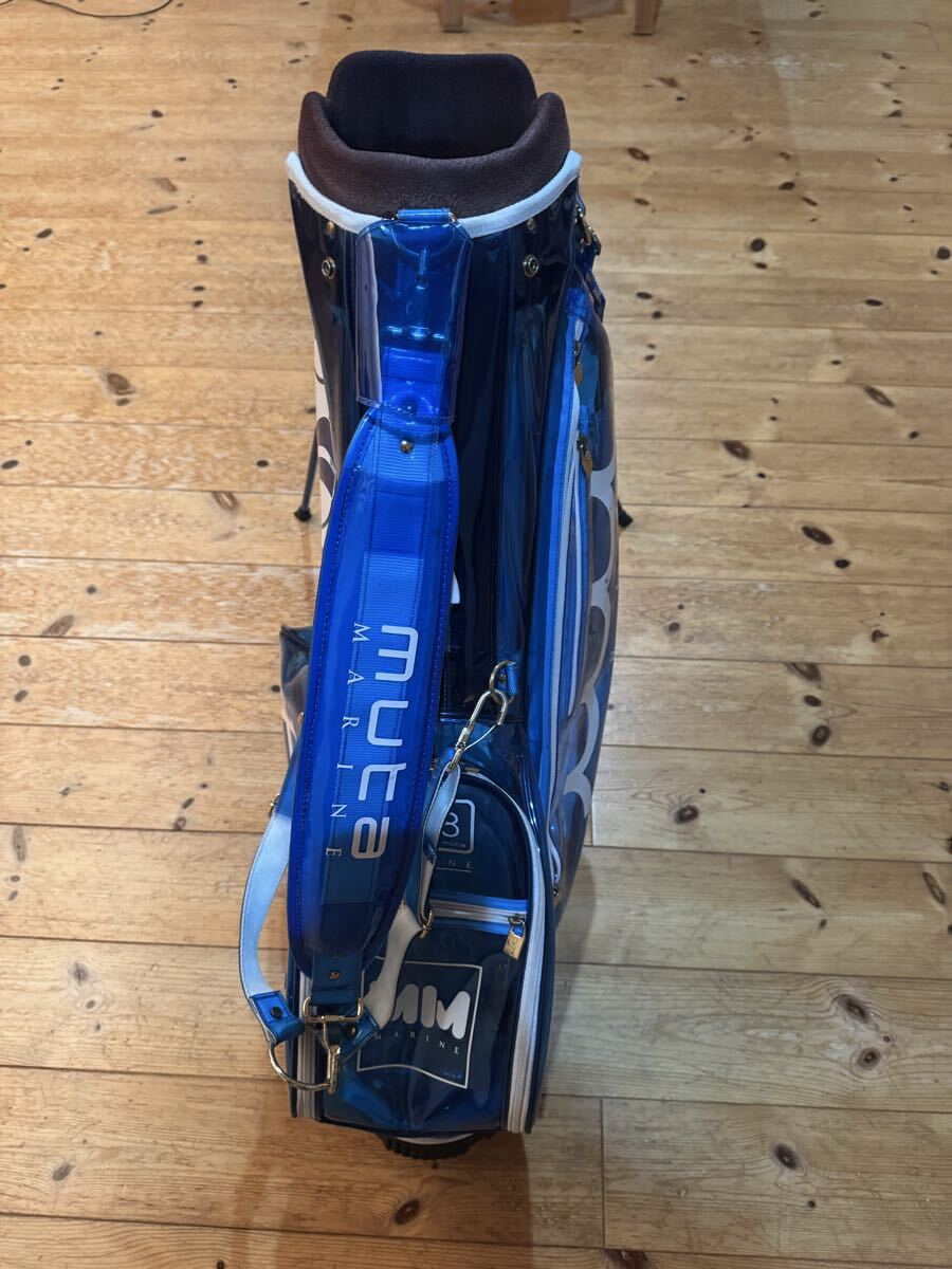 Muta MARINE ムータマリン スケルトン キャディバッグ グリーン 極美品