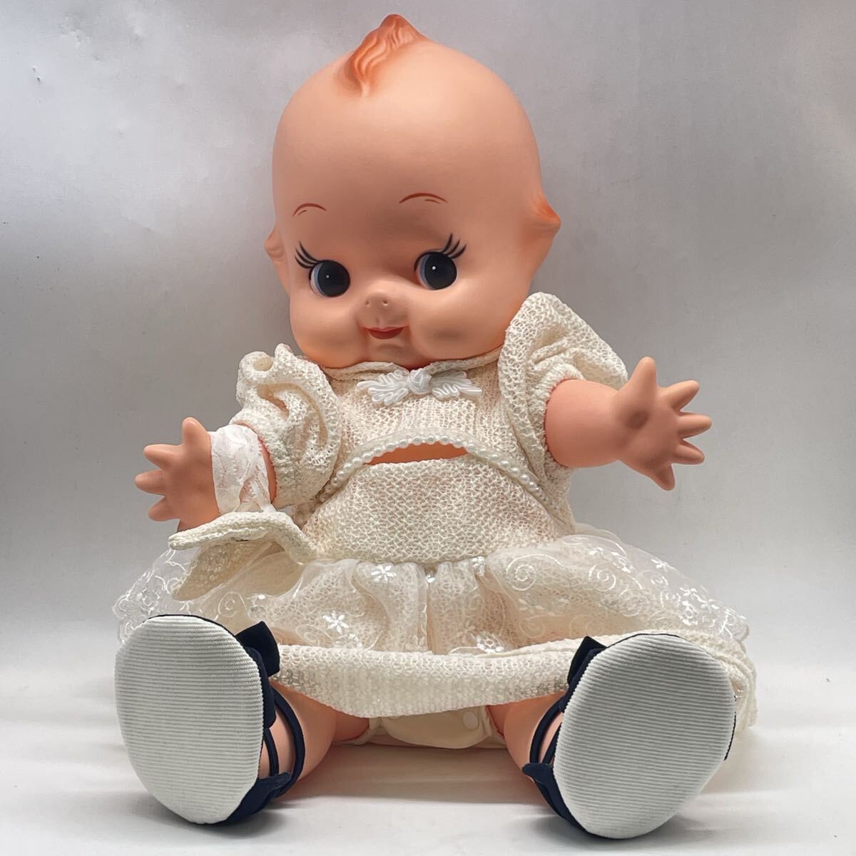 昭和レトロ人形【キューピー デコちゃん 背中Nマーク、made in JAPAN