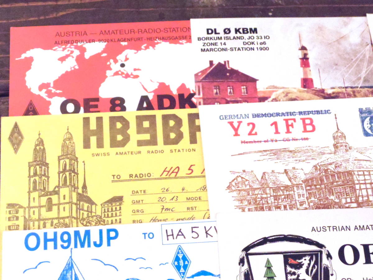 Qslカード60枚 ベリカード ラジオ ドイツ スウェーデン スペイン ハンガリー の落札情報詳細 ヤフオク落札価格情報 オークフリー スマートフォン版