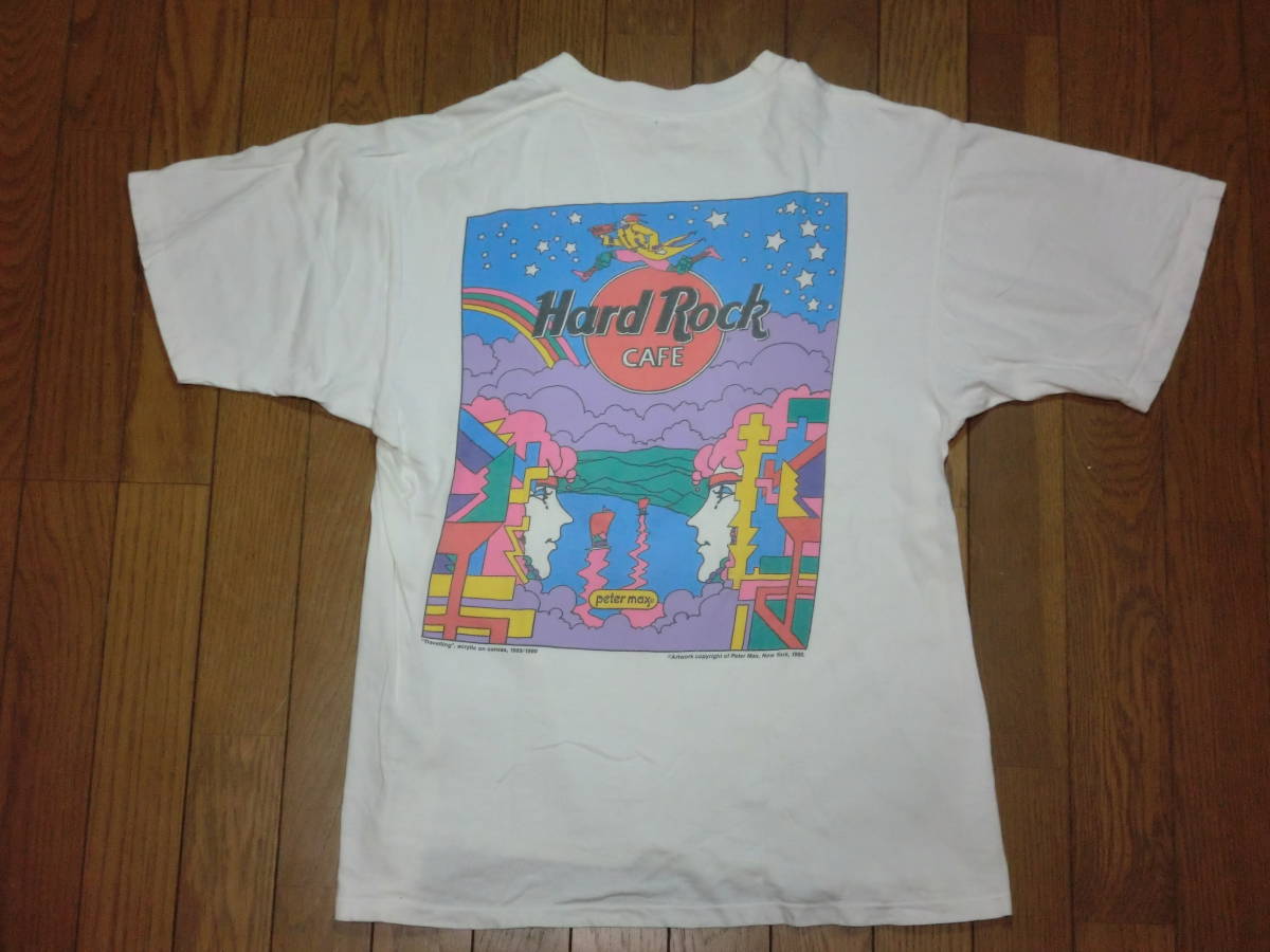激レア 1990年 90s ハードロックカフェxピーターマックス コラボ T