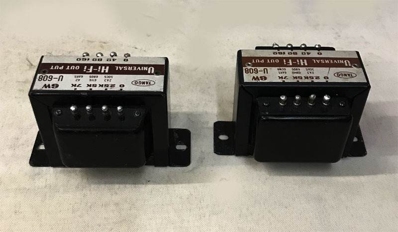 TANGOのシングル出力トランス U-608 2個セット TANGO U-608 出力