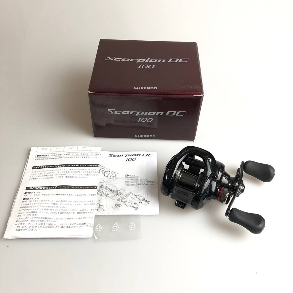 No 9645 Shimano シマノ ベイトリール 17 スコーピオン Dc Scorpiondc 100 釣具 リール 中古品 の落札情報詳細 ヤフオク落札価格情報 オークフリー スマートフォン版