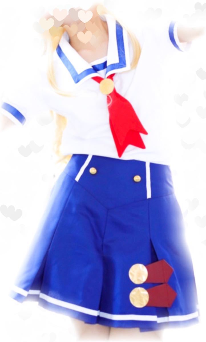 アイカツ スターライト学園 制服 夏服 コスプレ衣装 ミニスカート スパッツ セーラー 星宮いちご 霧矢あおい チア フェチ コミケ コスホリ の落札情報詳細 ヤフオク落札価格情報 オークフリー スマートフォン版