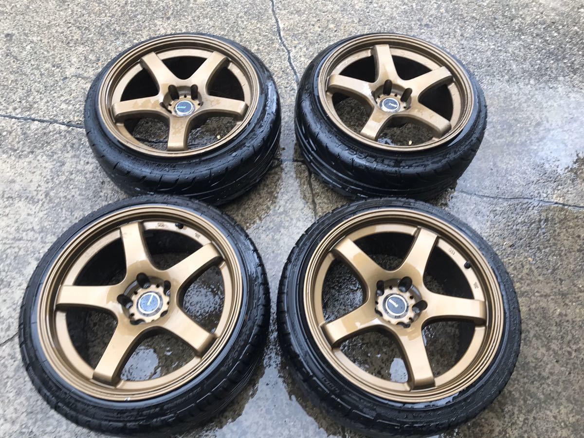 GV330 VARINO 18インチ 9.5j ＋ 12 マッド ブロンズ ヴァリノ バリノ