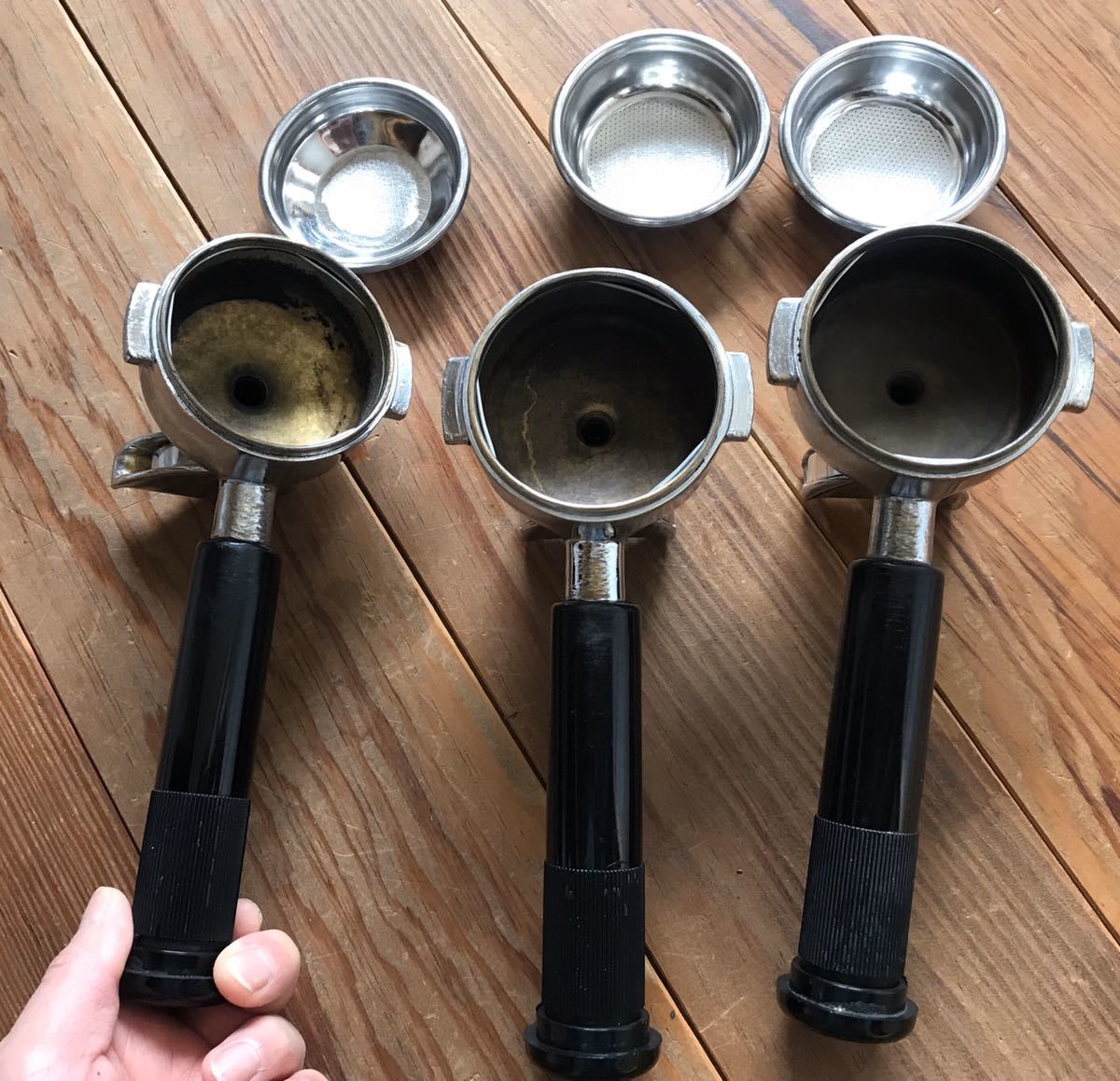 ラ・チンバリー ポルタフィルター La Cimbali 4本セット エスプレッソ