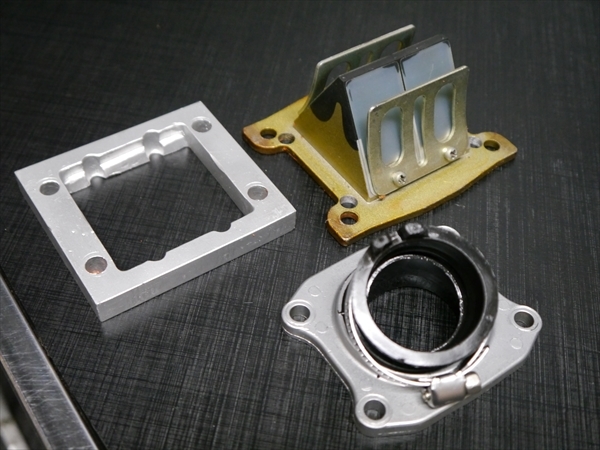 RS125 NX4 HRC S80流用よりCR80 85対応 社外ビッグ リードバルブ