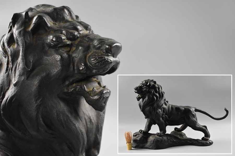 高岡銅器ライオン銅像