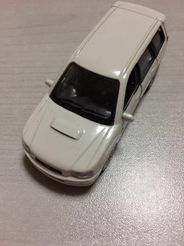 【即決】 コナミ スバル フォレスター 白 KONAMI 国産車名鑑 スバル フォレスター ブリスター未開封