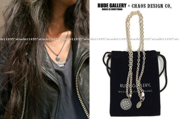 RUDE GALLERY × CHAOS DESIGN スタッズ ネックレス RUDE GALLERY