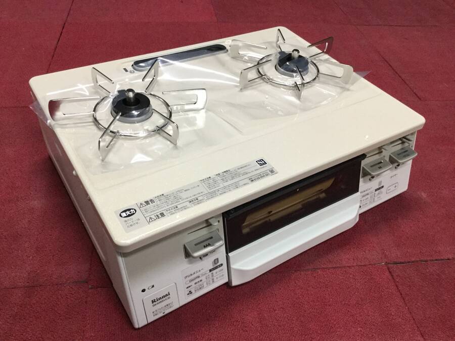 美品 Rinnai BKM88VCBL グリル付きガステーブル 都市ガス用＊ジャンク ...