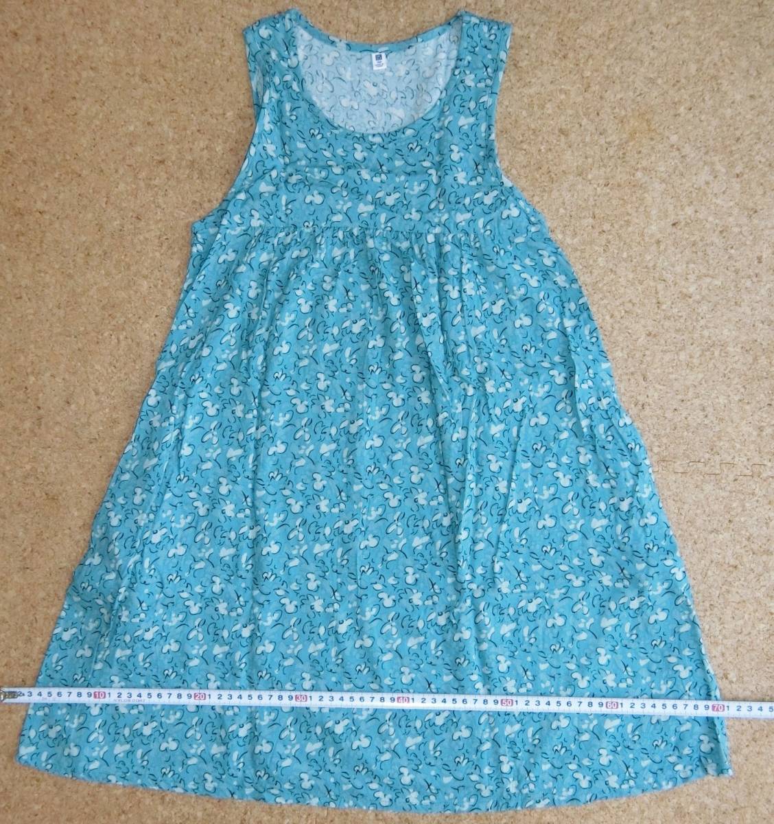 キッズ 花柄 半袖 ワンピース チュニック ユニクロ 150 ターコイズ の落札情報詳細 ヤフオク落札価格情報 オークフリー スマートフォン版