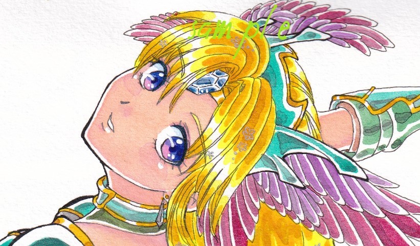 オリジナル　手描きイラスト　聖剣伝説3　リース Yahoo!オークション - 同人 手描き イラスト 【 聖剣伝説3 】 リース