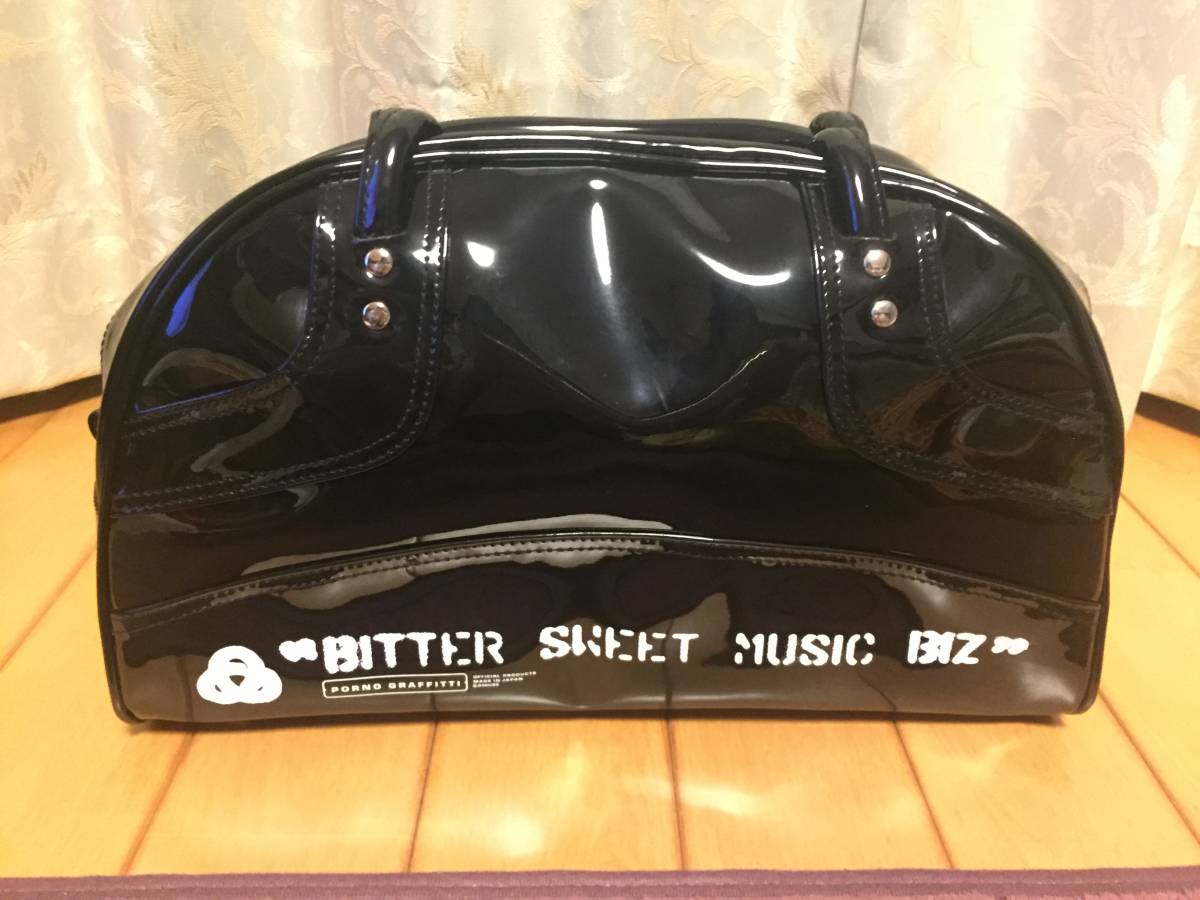 【新品未使用】ポルノグラフィティ グッズ エナメルボストン バッグ グリーン ポルノグラフィティ グッズ エナメルボストン バッグ グリーン