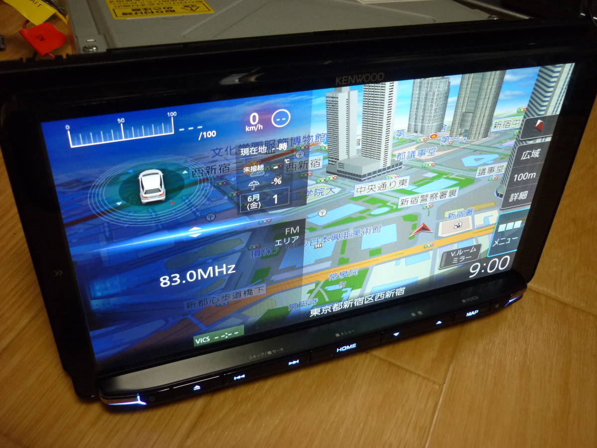 KENWOOD MDV-M906HDL 9インチ 彩速ナビ史上、最高画質を実現
