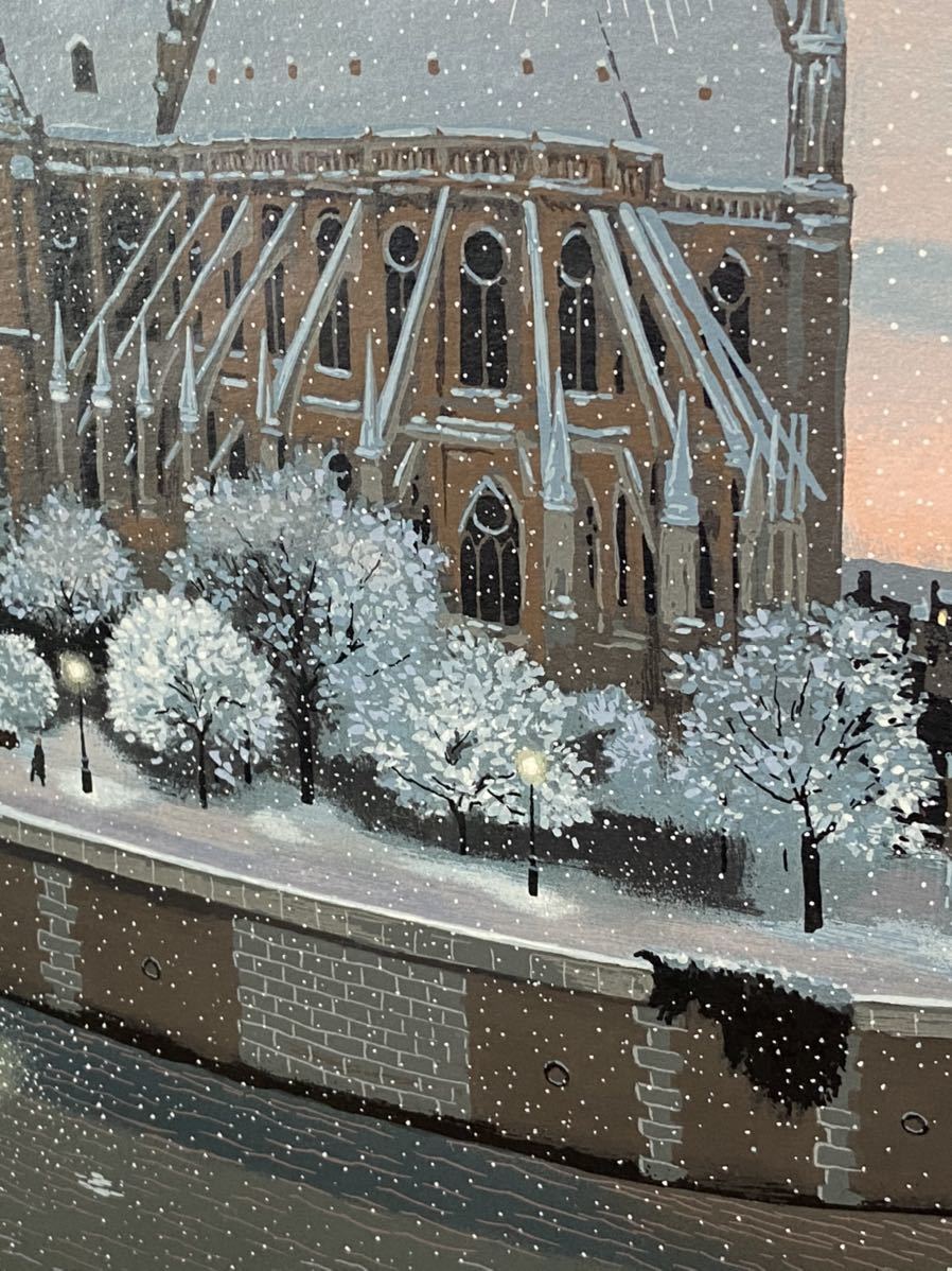 ミッシェル ドラクロワ ノートルダム寺院 雪 夕暮れ 冬 額装 フランス人画家 29 150 版画 の落札情報詳細 ヤフオク落札価格情報 オークフリー スマートフォン版