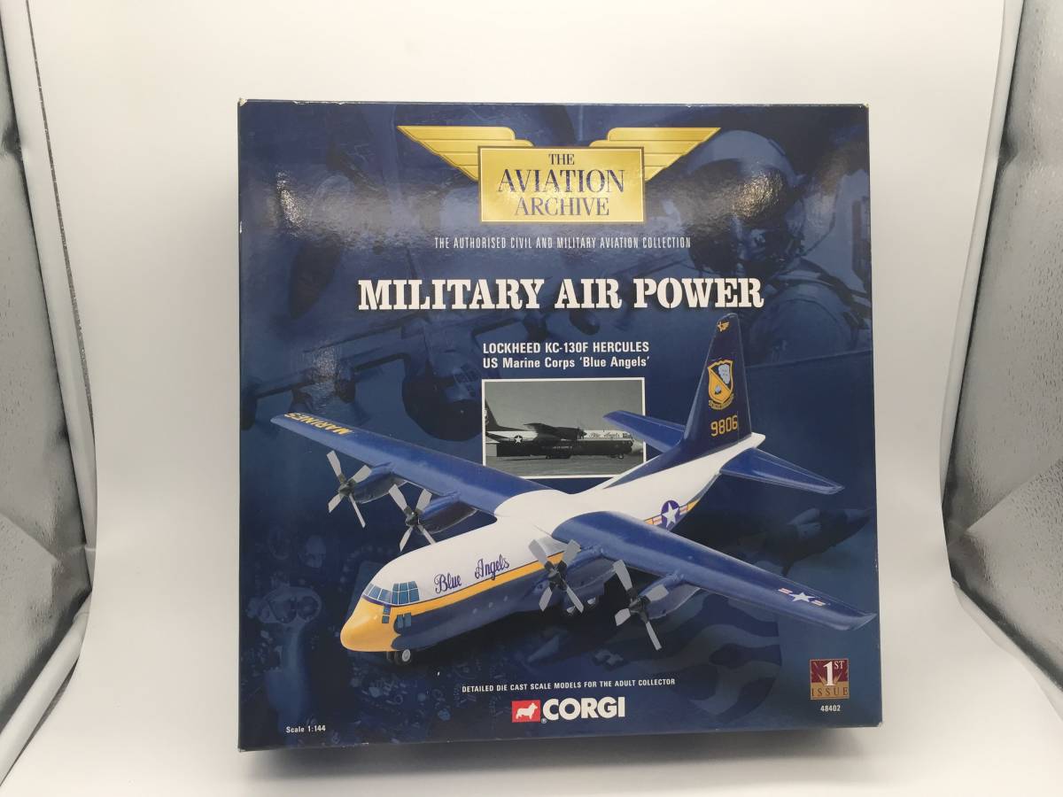 Corgi 48701 Military Air Power 1/144 – Avion Avec Support Cassé – Occasion