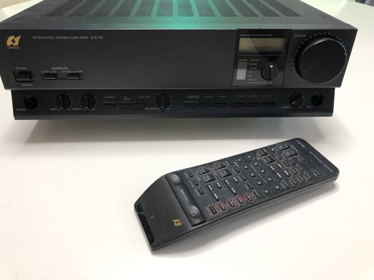 ☆Sansui A-E710 山水 サンスイ プリメインアンプ ブラック