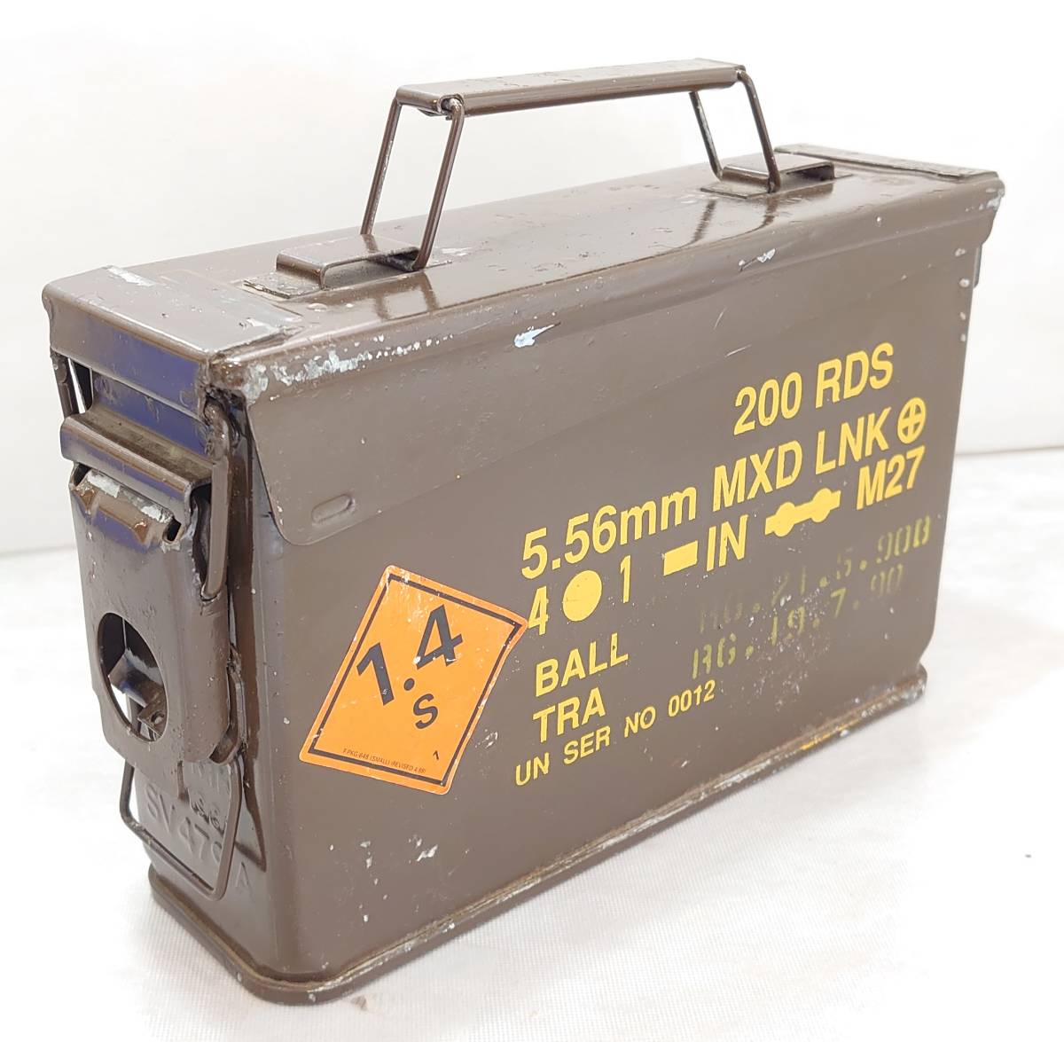 I5 弾薬箱 アーモボックス アーモ缶 アンモ缶 弾薬ケース 0rds M27 5 56mm ミリタリー 収納ボックス の落札情報詳細 ヤフオク落札価格情報 オークフリー スマートフォン版