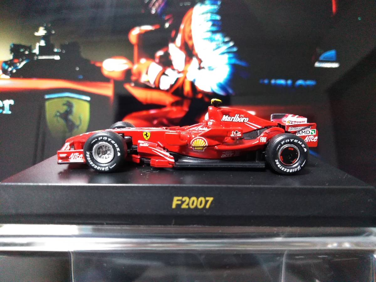京商 1/64 フェラーリ F2007 キミライコネン カスタムモデル タバコ