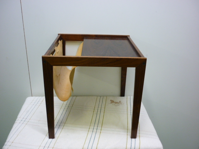 現状品】デンマーク製 ヴィンテージ Bent Silberg マガジンラック付き