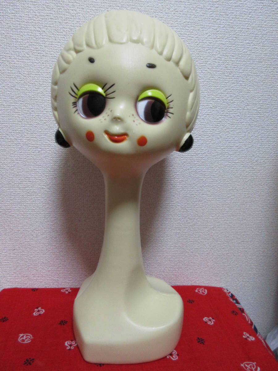 新品 マネキンヘッド マネキンヘッドツイギー マネキン 店舗什器 帽子スタンド トルソー 希少品 ディスプレイ 入手困難 レア 帽子掛け レプリカ の落札情報詳細 ヤフオク落札価格情報 オークフリー スマートフォン版