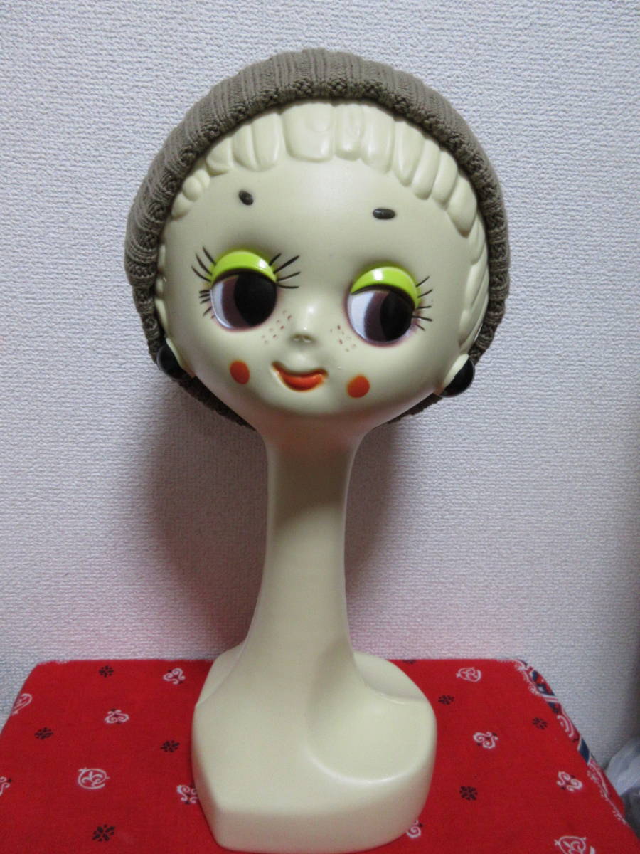 レプリカ ツィギー マネキン貯金箱 希少】ツイッギー ヘッドマネキン