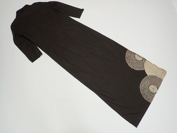 Pal Las Palace マキシ丈ワンピース F パラスパレス ロングワンピース チャイナドレス調サイドスリット 7分袖 ウエスト紐欠損 の落札情報詳細 ヤフオク落札価格情報 オークフリー スマートフォン版