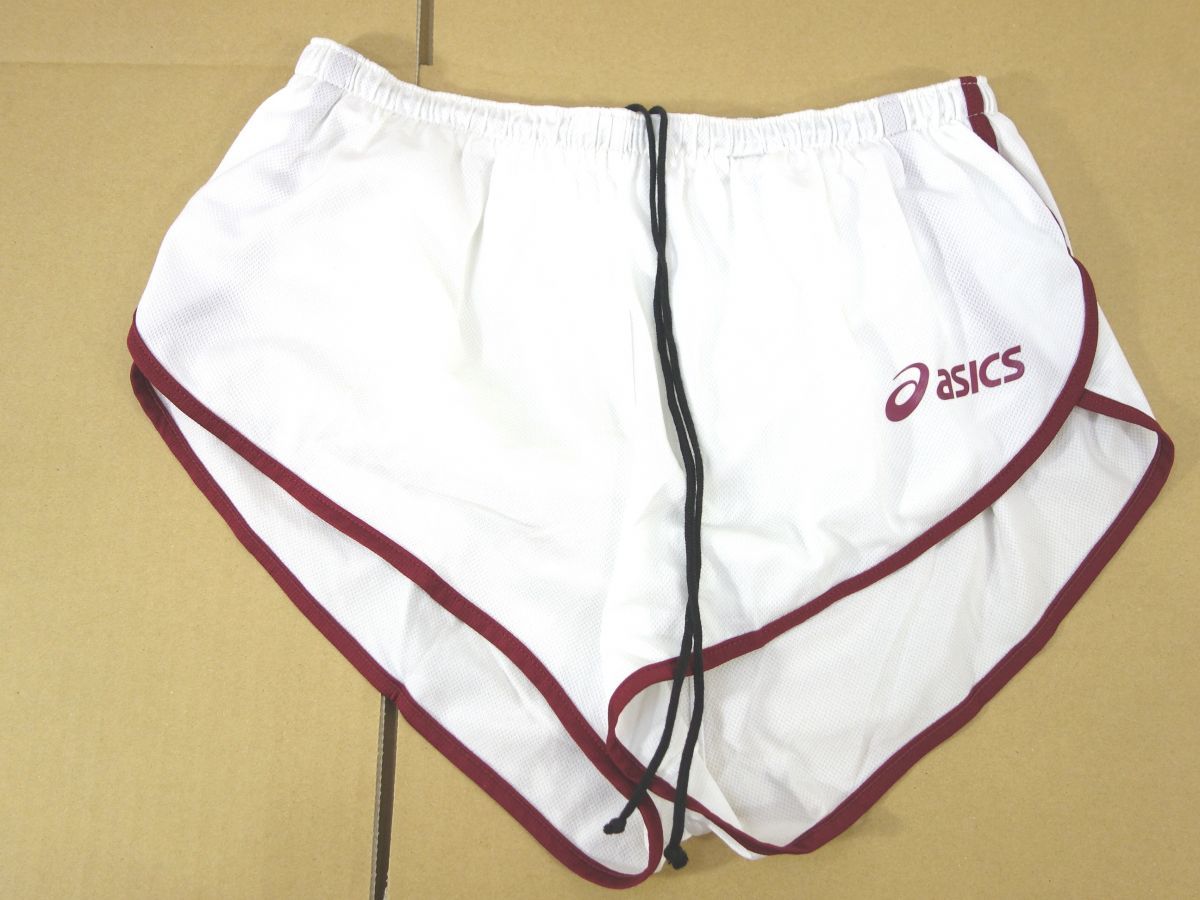 アシックス 2XL ホワイト/レッド パンツ 番号7 アシックス 2XL ホワイト/レッド パンツ 番号7 アシックス 2XL