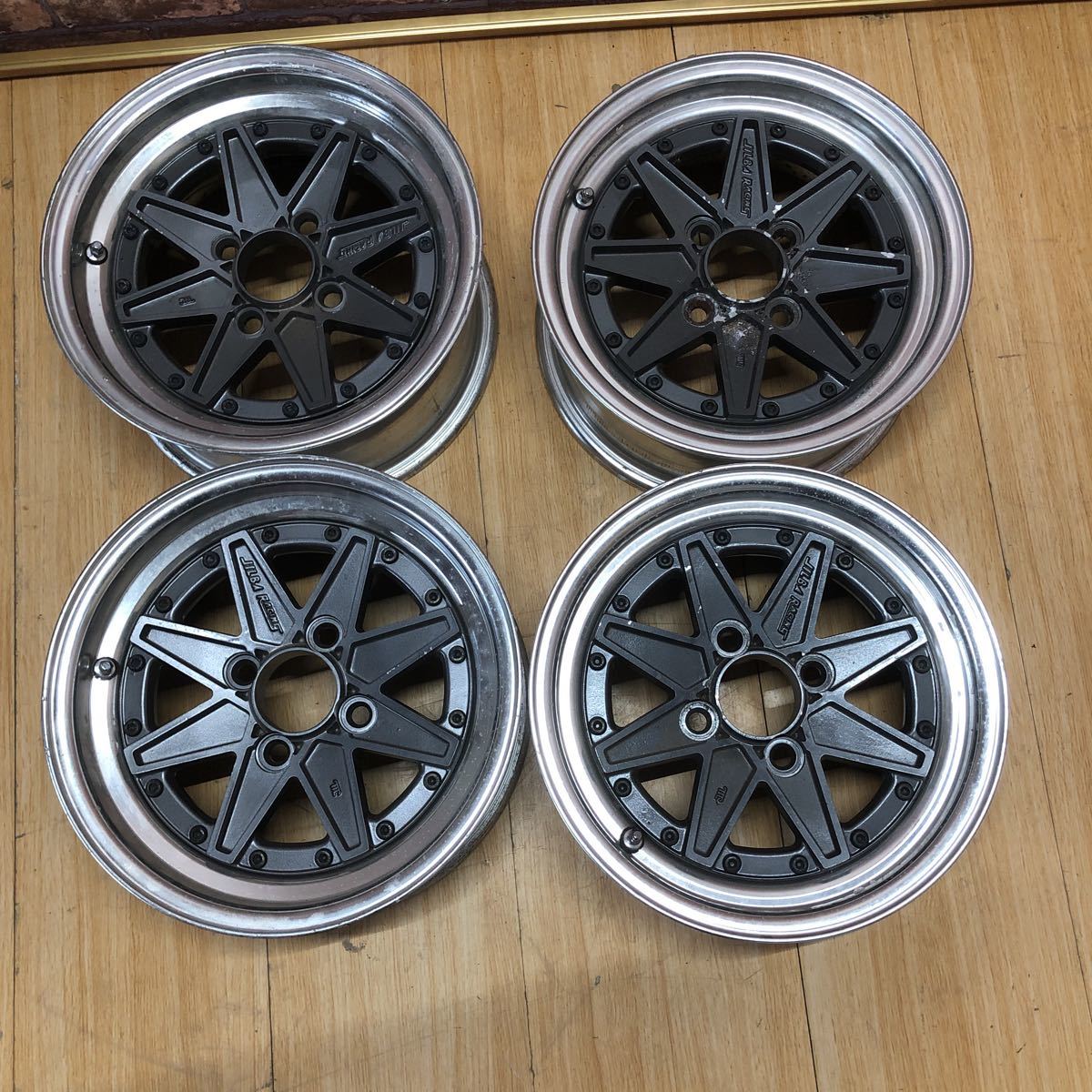 旧車 当時物 ssr スピードスターJILBA RACING ジルバレーシング ssr、スピードスター当時物、ジルバレーシング10インチ114.3
