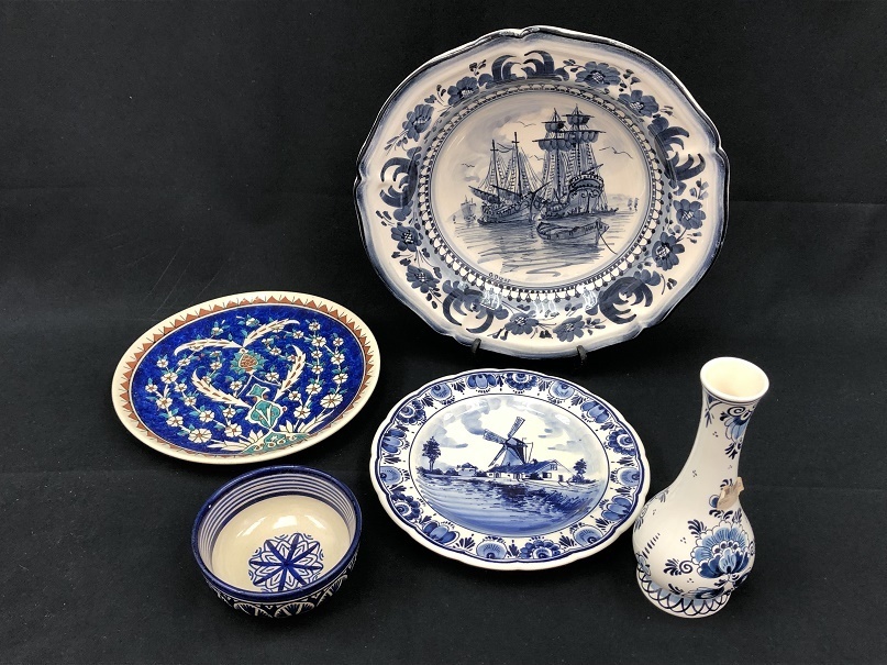 Delft Blue Made in Holland GREECE等 ヨーロッパ壁掛け 皿 茶碗 花瓶