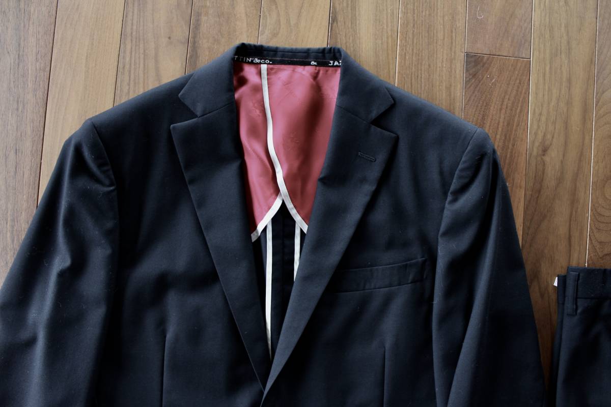 クールストラティン Cool Struttin Co サマーウール 2bスーツ 黒 42 Xl の落札情報詳細 ヤフオク落札価格情報 オークフリー スマートフォン版