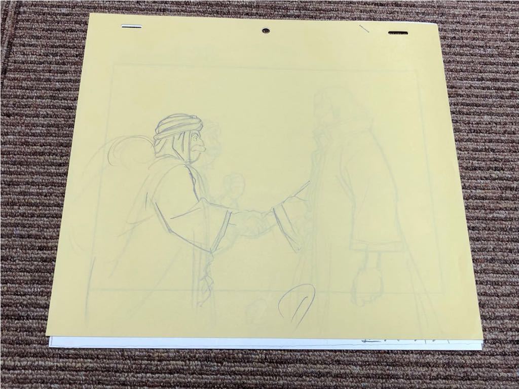 原画 動画 ワンピース 握手している コブラ と トト 7枚 100 S18 C3 One Piece の落札情報詳細 ヤフオク落札価格情報 オークフリー スマートフォン版