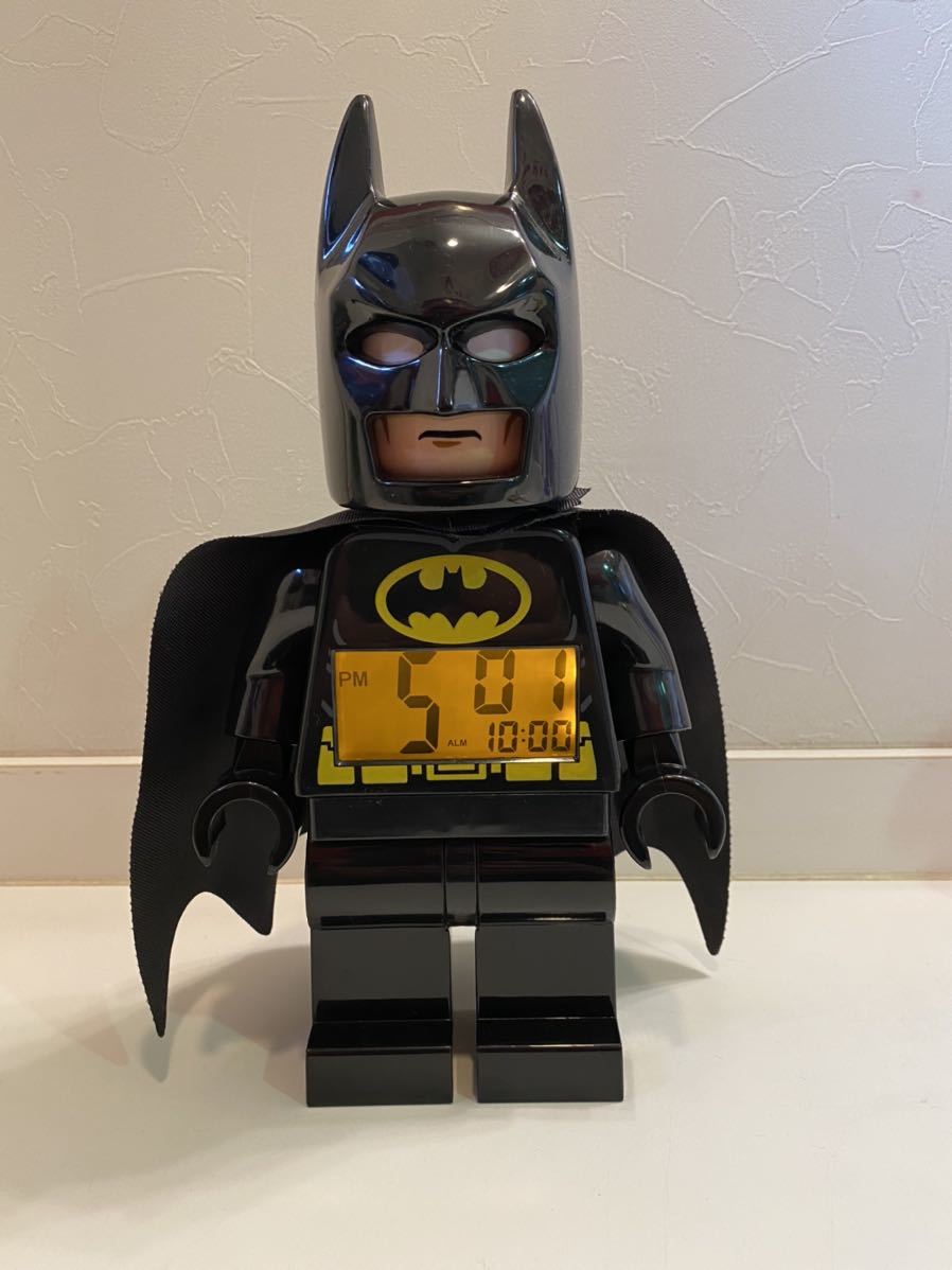 希少 LEGO レゴ DC COMICS バットマン アラームクロック 時計 ビッグ 