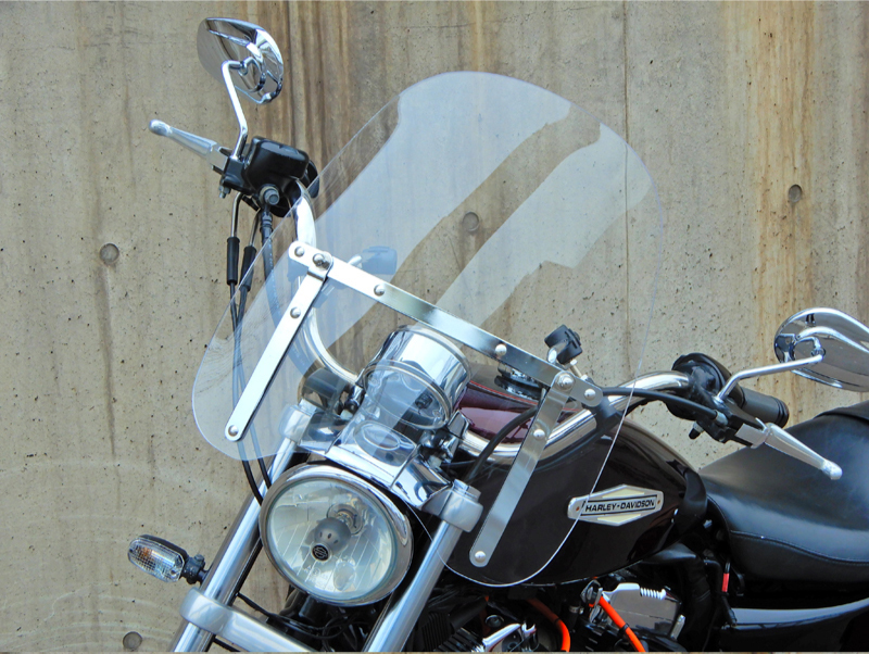 ハーレーダビッドソン純正 ウインドシールド 57400368】ハーレー純正 ウインドスプリッター・デタッチャブル
