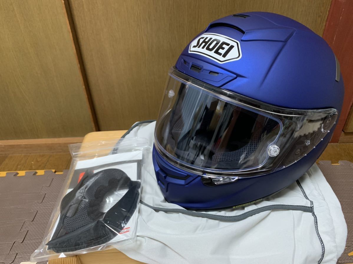 Mサイズ SHOEI X-Fourteen X14 マットブルーメタリック Mサイズ SHOEI X-Fourteen X14 マットブルーメタリック