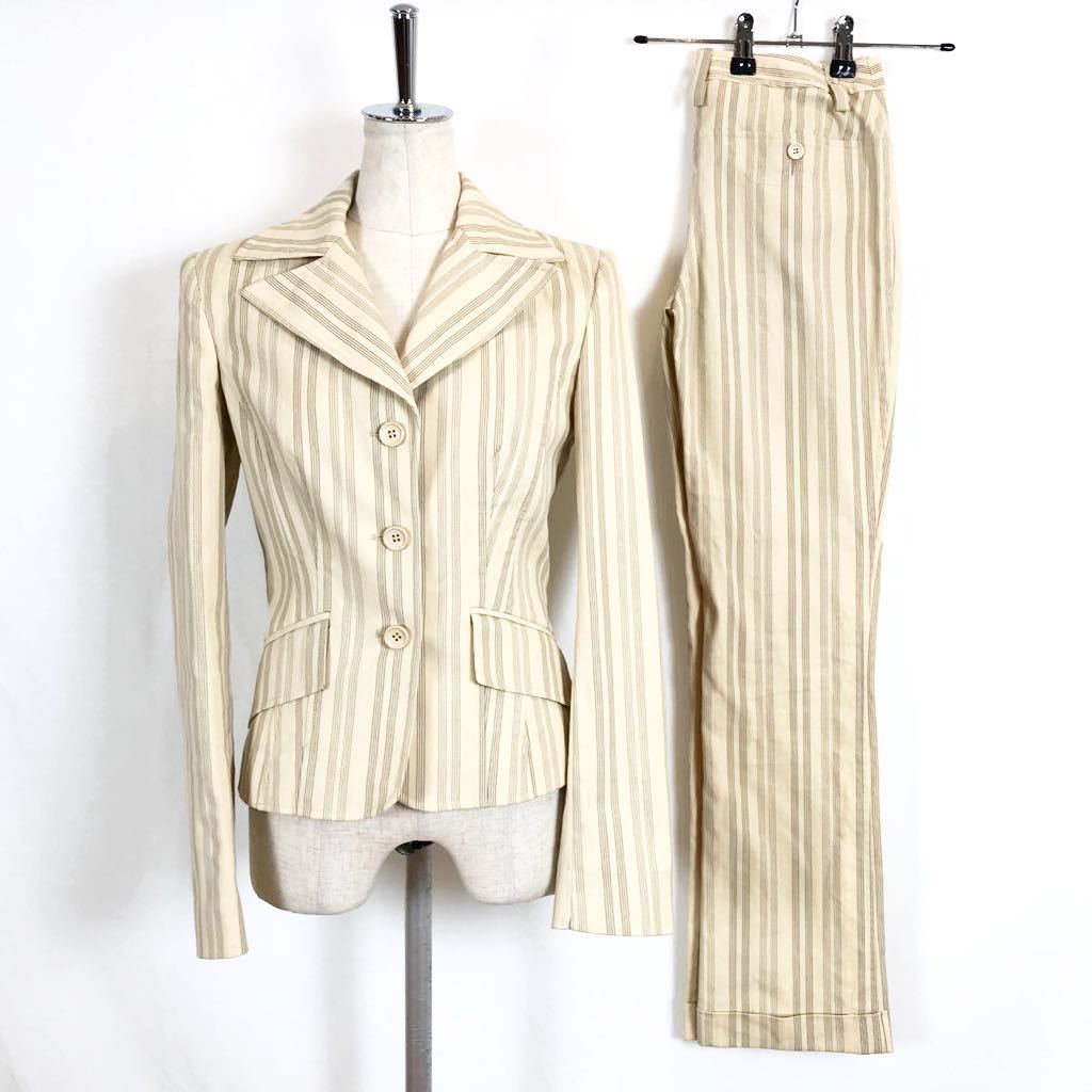 Dolce&Gabbana ドルチェ&ガッバーナ スーツ ストライプ 48 Y60