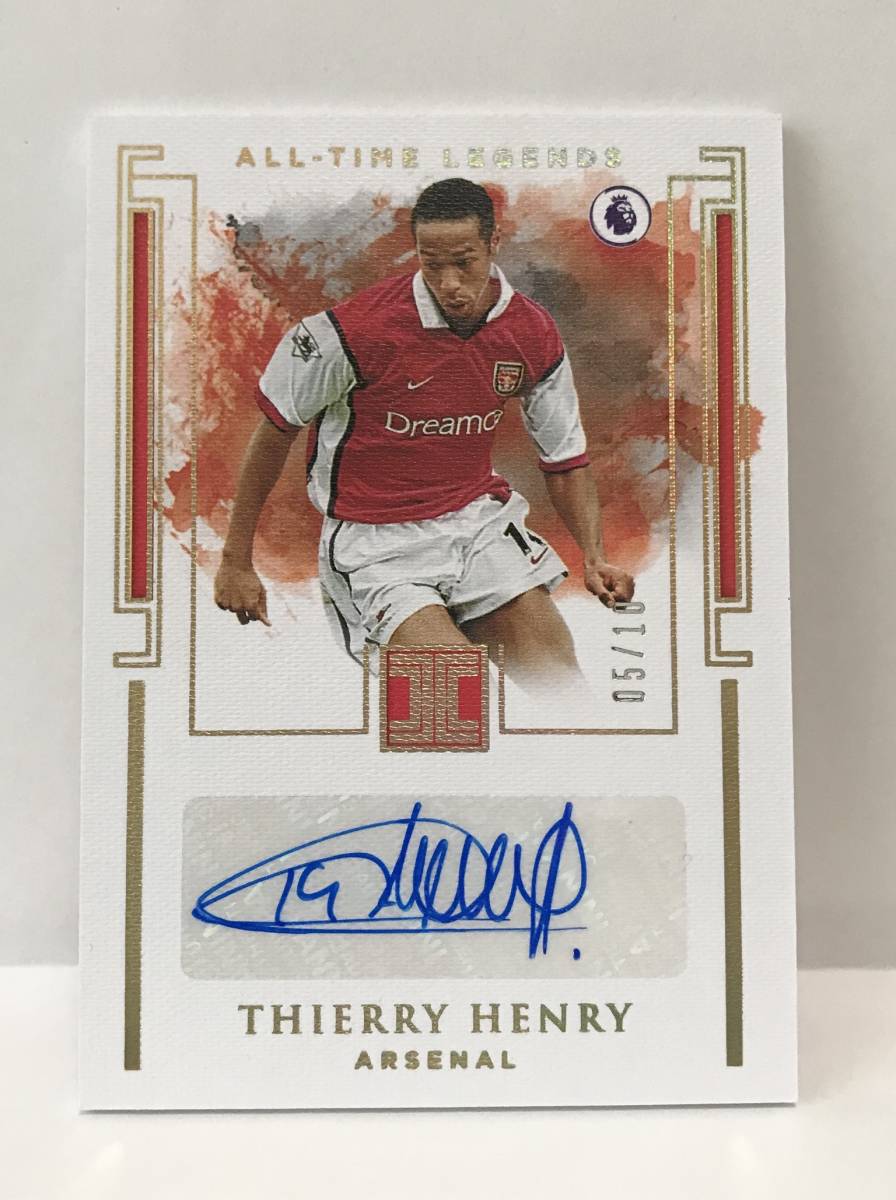 Thierry Henry 2019-20 Panini Impeccable Premier League All-Time