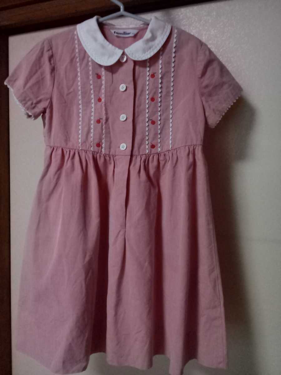 数回着用シミあり ミキハウス Mikihouse ワンピース1 110 レッド系 お宮参り七五三フォーマル白衿 ファミリアfamiliar9080 半袖 の落札情報詳細 ヤフオク落札価格情報 オークフリー スマートフォン版
