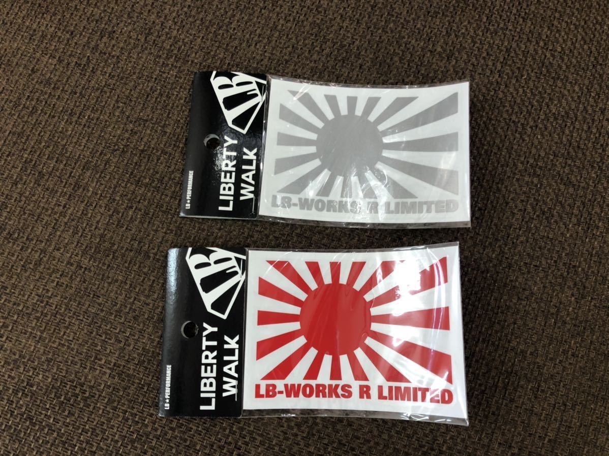 新品】リバティウォーク ステッカー LB 日章旗 旧車 LIBERTY WALK 新品