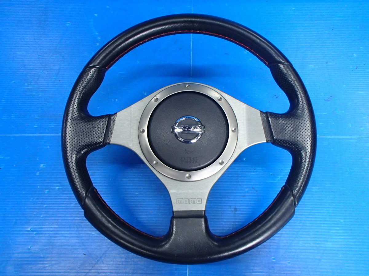 日産 純正オプション モモ/momoステアリング 中古 売り切り /C11