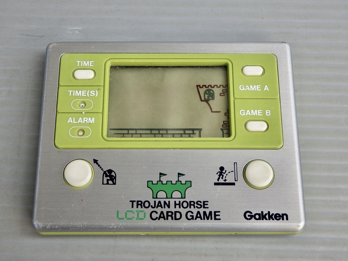 学研 -  学研〈ガッケン〉 Gakken　ゲームウォッチ　トロイの木馬 Amazon.co.jp: レトロ 学研 トロイの木馬 もくば Gakken LCD