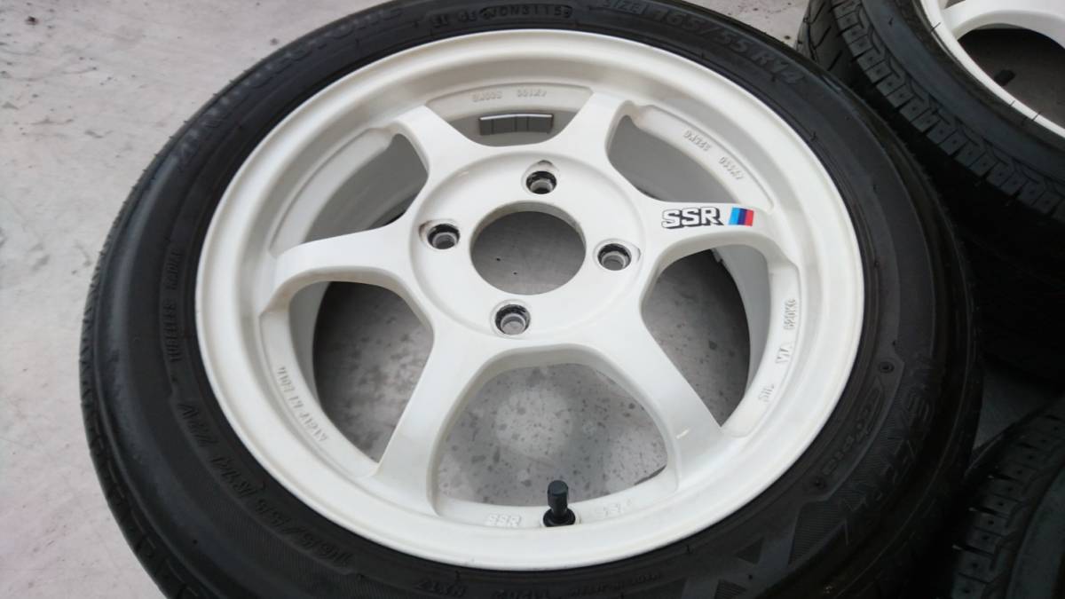 ダイハツ 旧規格 ミラ L200S L502S 等 PCD110 SSR typeC ホワイト 4本 ...
