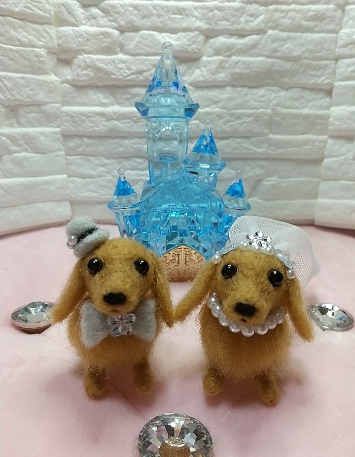 新品 羊毛フェルト ミニチュアダックス ウェルカムドール ウエディング ドールハウス の落札情報詳細 ヤフオク落札価格情報 オークフリー スマートフォン版