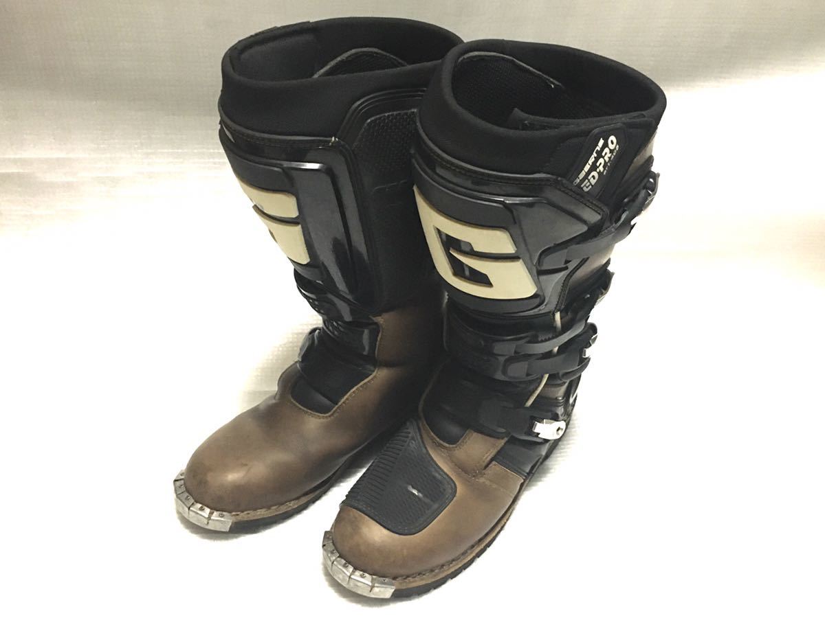 GAERNE ED-PRO オフロードブーツ モトクロス 26cm ガエルネ 茶 GAERNE 【正規総代理店】ガエルネ イーディープロ アート405